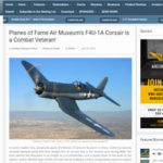Articles - Warbirds News: Planes of Fame Air Museum’s F4U-1A Corsair Is a Combat Veteran!
