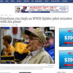 Articles - Columbia Missourian: Emotions run high as WWII fighter pilot reunites with his plane