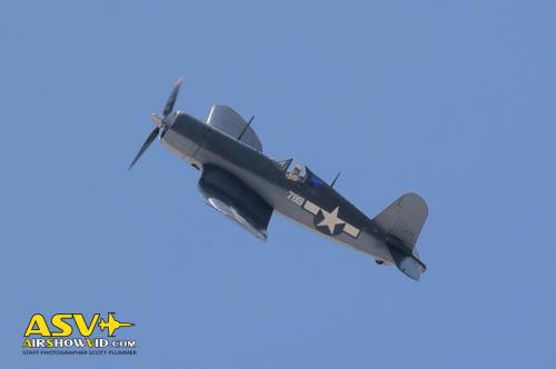 Planes of Fame - August 6, 2016 - F4U flyby