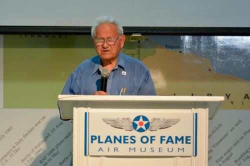 Planes of Fame - August 6, 2016 - presentation behind podium